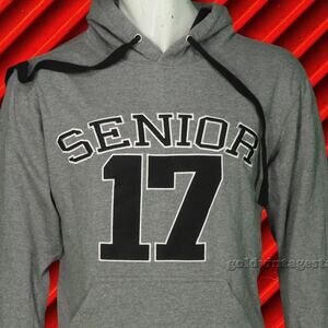 Jostens Senior Graduation Heather Gray 17 Hoodie S
